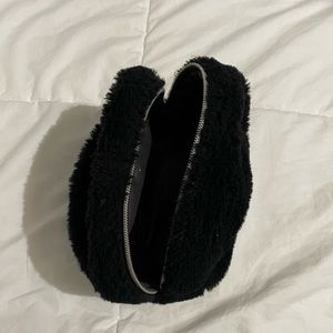 Black makeup bag